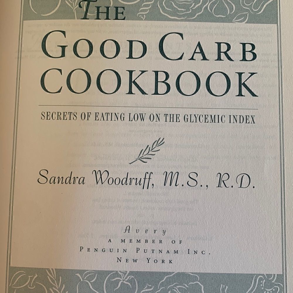 Cookbook Paperback Good Carb Cookbook Woodruff - Picture 5 of 11